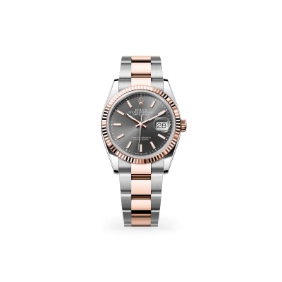 ROLEX DATEJUST 36 OYSTER, 36 MM, OYSTERSTEEL AND EVEROSE GOLD M126231-0014